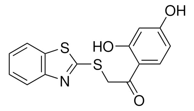 2-(1,3-BENZOTHIAZOL-2-YLSULFANYL)-1-(2,4-DIHYDROXYPHENYL)ETHANONE AldrichCPR