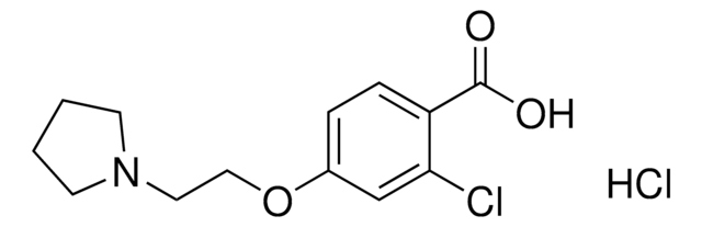 2-Chloro-4-(2-(pyrrolidin-1-yl)ethoxy)benzoic acid hydrochloride AldrichCPR