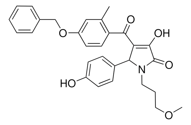 4-[4-(BENZYLOXY)-2-METHYLBENZOYL]-3-HYDROXY-5-(4-HYDROXYPHENYL)-1-(3-METHOXYPROPYL)-1,5-DIHYDRO-2H-PYRROL-2-ONE AldrichCPR