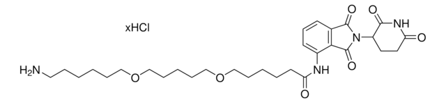 Pomalidomide-C6-PEG1-C3-PEG1-butyl amine hydrochloride &#8805;95%