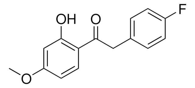 2-(4-FLUOROPHENYL)-1-(2-HYDROXY-4-METHOXYPHENYL)ETHANONE AldrichCPR