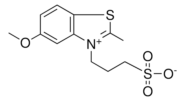 3-(5-METHOXY-2-METHYL-1,3-BENZOTHIAZOL-3-IUM-3-YL)-1-PROPANESULFONATE AldrichCPR