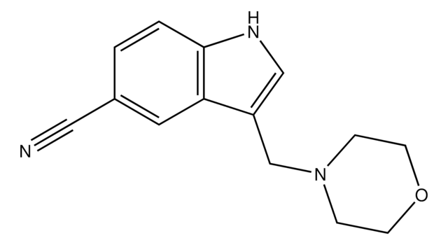 3-(morpholinomethyl)-1H-indole-5-carbonitrile AldrichCPR