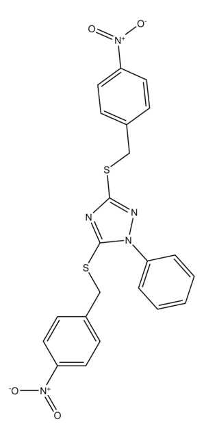 3,5-Bis(4-nitrobenzylthio)-1-phenyl-1H-1,2,4-triazole