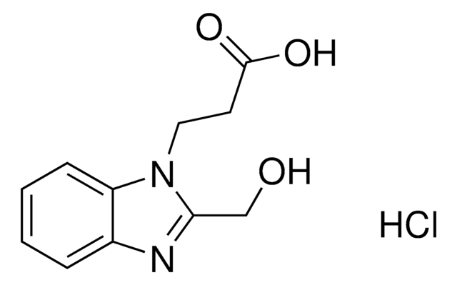 3-[2-(Hydroxymethyl)-1H-benzimidazol-1-yl]propanoic acid hydrochloride AldrichCPR