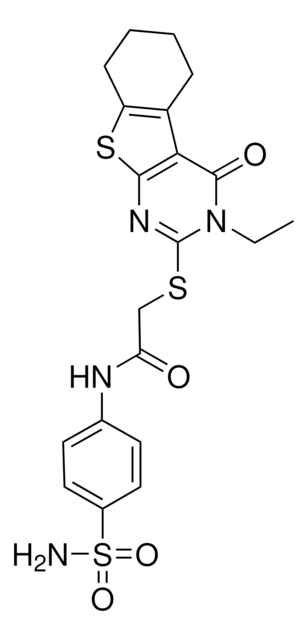 N-[4-(AMINOSULFONYL)PHENYL]-2-[(3-ETHYL-4-OXO-3,4,5,6,7,8-HEXAHYDRO[1]BENZOTHIENO[2,3-D]PYRIMIDIN-2-YL)SULFANYL]ACETAMIDE AldrichCPR