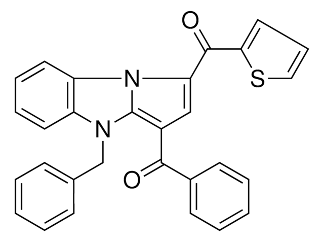 (3-BENZOYL-4-BENZYL-4H-BENZO[D]PYRROLO[1,2-A]IMIDAZOL-1-YL)(THIOPHEN-2-YL)METHANONE AldrichCPR