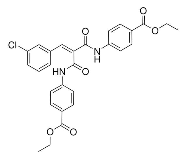 ETHYL 4-[(3-(3-CHLOROPHENYL)-2-{[4-(ETHOXYCARBONYL)ANILINO]CARBONYL}ACRYLOYL)AMINO]BENZOATE AldrichCPR