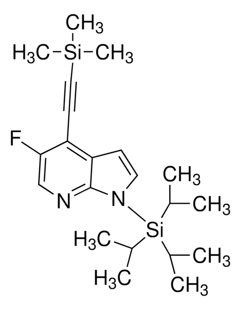 5-Fluoro-1-(triisopropylsilyl)-4-((trimethylsilyl)ethynyl)-1H-pyrrolo[2,3-b]pyridine AldrichCPR