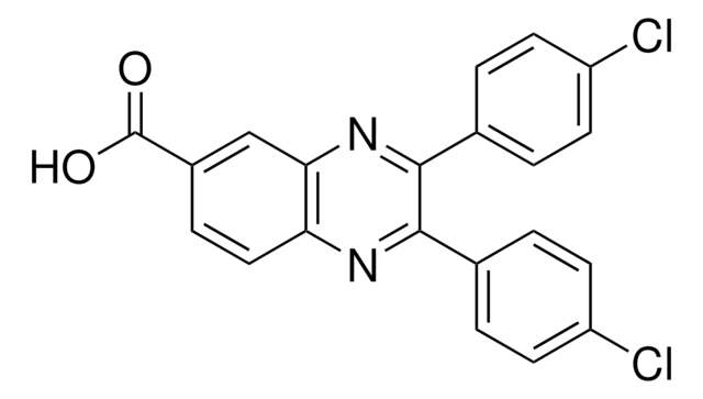 2,3-BIS(4-CHLOROPHENYL)-6-QUINOXALINECARBOXYLIC ACID AldrichCPR