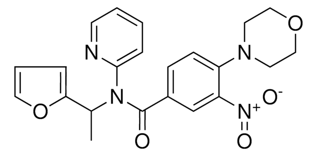 N-(1-(2-FURYL)ETHYL)-4-(4-MORPHOLINYL)-3-NITRO-N-(2-PYRIDINYL)BENZAMIDE AldrichCPR