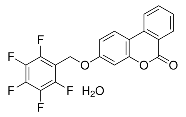 3-((2,3,4,5,6-PENTAFLUOROBENZYL)OXY)-6H-BENZO(C)CHROMEN-6-ONE HYDRATE AldrichCPR