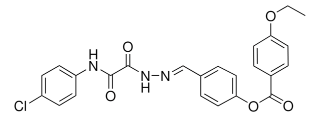 4-(2-((4-CHLOROANILINO)(OXO)ACETYL)CARBOHYDRAZONOYL)PHENYL 4-ETHOXYBENZOATE AldrichCPR