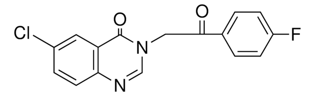 6-CHLORO-3-(2-(4-FLUORO-PHENYL)-2-OXO-ETHYL)-3H-QUINAZOLIN-4-ONE AldrichCPR