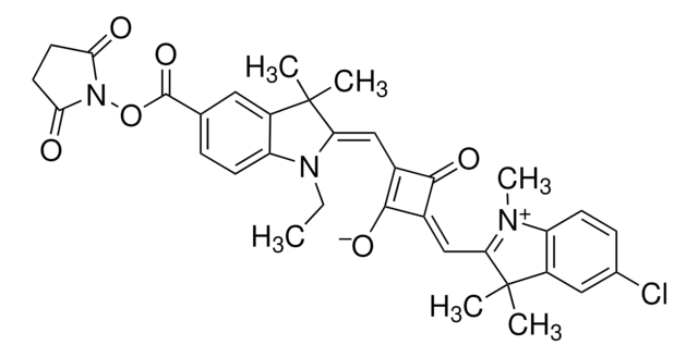 SQ-NHS suitable for fluorescence, &gt;50% (coupling to amines)