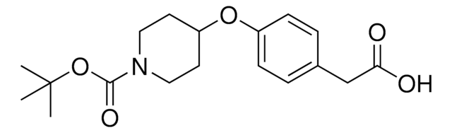 (4-{[1-(tert-Butoxycarbonyl)-4-piperidinyl]oxy}phenyl)acetic acid AldrichCPR