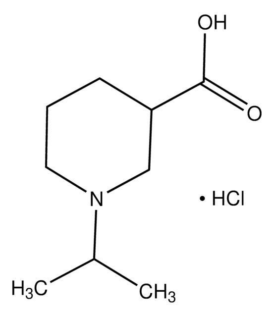 1-Isopropylpiperidine-3-carboxylic acid hydrochloride AldrichCPR