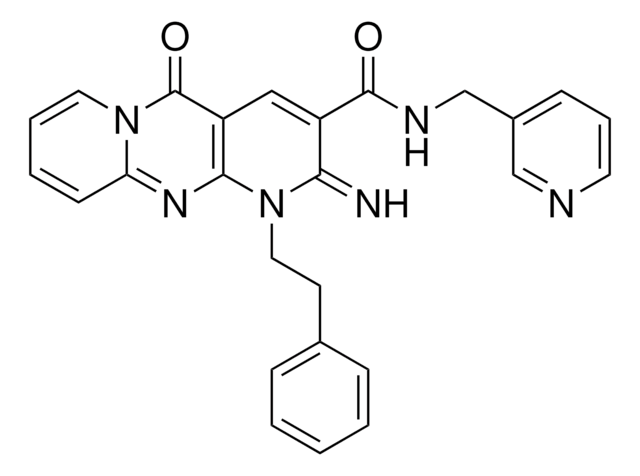 2-IMINO-5-OXO-1-(2-PHENYLETHYL)-N-(3-PYRIDINYLMETHYL)-1,5-DIHYDRO-2H-DIPYRIDO[1,2-A:2,3-D]PYRIMIDINE-3-CARBOXAMIDE AldrichCPR