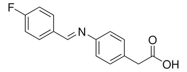 (4-((4-FLUOROBENZYLIDENE)AMINO)PHENYL)ACETIC ACID AldrichCPR