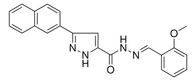 5-NAPHTHALEN-2-YL-2H-PYRAZOLE-3-CARBOXYLIC ACID (2-MEO-BENZYLIDENE)-HYDRAZIDE AldrichCPR