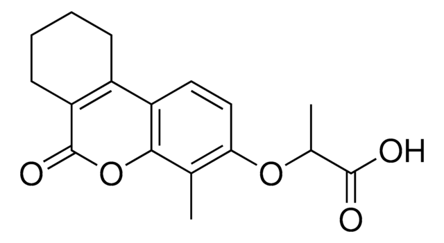 2-(4-METHYL-6-OXO-7,8,9,10-TETRAHYDRO-6H-BENZO(C)CHROMEN-3-YLOXY)-PROPIONIC ACID AldrichCPR