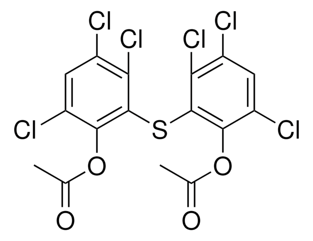 ACETIC ACID 2-(2-ACO-3,5,6-TRICHLORO-PHENYLSULFANYL)-3,4,6-TRICHLORO-PH ESTER AldrichCPR