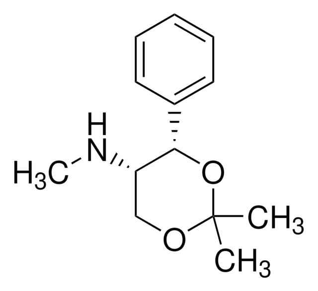 (4S,5S)-(+)-2,2-Dimethyl-5-methylamino-4-phenyl-1,3-dioxane &#8805;98.0% (sum of enantiomers, GC)