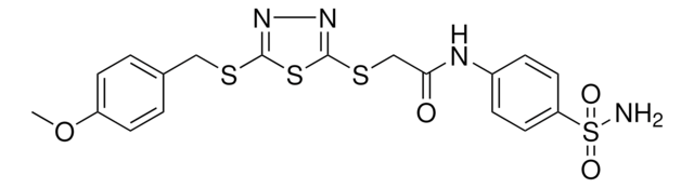 N-[4-(AMINOSULFONYL)PHENYL]-2-({5-[(4-METHOXYBENZYL)SULFANYL]-1,3,4-THIADIAZOL-2-YL}SULFANYL)ACETAMIDE AldrichCPR