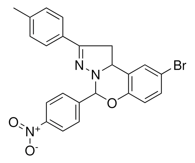 8-BR-4-(4-NITRO-PH)-2-P-TOLYL-1,9B-2H-5-OXA-3,3A-DIAZA-CYCLOPENTA(A)NAPHTHALENE AldrichCPR