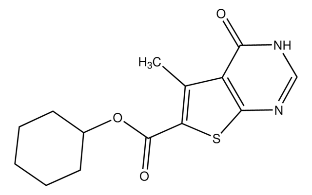 Cyclohexyl 5-methyl-4-oxo-3,4-dihydrothieno[2,3-d]pyrimidine-6-carboxylate