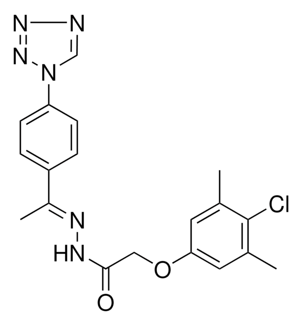 2(4-CL-3,5-DI-ME-PHENOXY)N'-(1-(4(1H-TETRAAZOL-1-YL)PH)ETHYLIDENE)ACETOHYDRAZIDE AldrichCPR