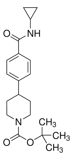 tert-Butyl 4-(4-(cyclopropylcarbamoyl)phenyl)piperidine-1-carboxylate AldrichCPR