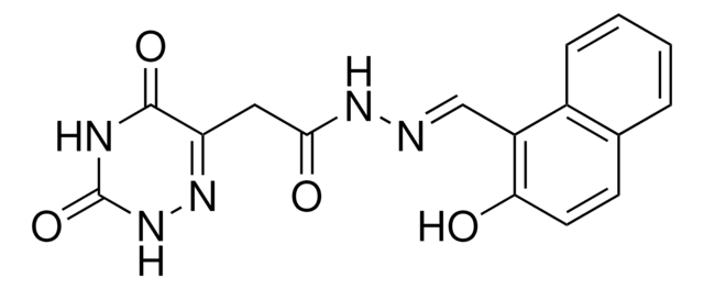 2-(3,5-DIOXO-2,3,4,5-TETRAHYDRO-1,2,4-TRIAZIN-6-YL)-N'-[(E)-(2-HYDROXY-1-NAPHTHYL)METHYLIDENE]ACETOHYDRAZIDE AldrichCPR