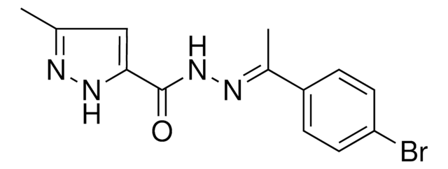 N'-(1-(4-BROMOPHENYL)ETHYLIDENE)-3-METHYL-1H-PYRAZOLE-5-CARBOHYDRAZIDE AldrichCPR