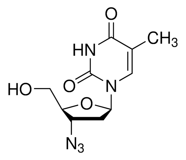 Zidovudine solution 1.0&#160;mg/mL in methanol, certified reference material, Cerilliant&#174;