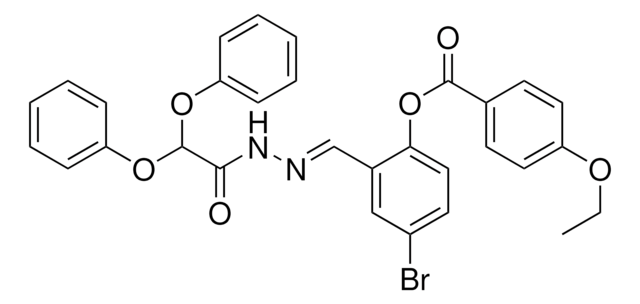 4-BROMO-2-(2-(DIPHENOXYACETYL)CARBOHYDRAZONOYL)PHENYL 4-ETHOXYBENZOATE AldrichCPR