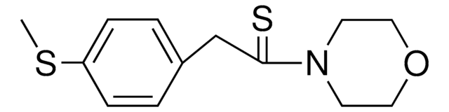 2-(4-METHYLSULFANYL-PHENYL)-1-MORPHOLIN-4-YL-ETHANETHIONE AldrichCPR