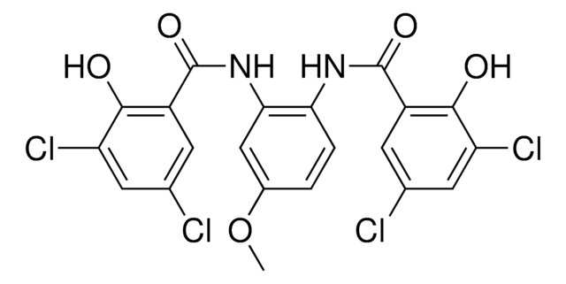 3,5-DICHLORO-N-{2-[(3,5-DICHLORO-2-HYDROXYBENZOYL)AMINO]-4-METHOXYPHENYL}-2-HYDROXYBENZAMIDE AldrichCPR