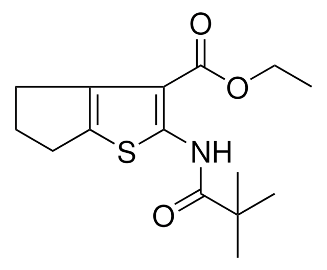 ETHYL 2-[(2,2-DIMETHYLPROPANOYL)AMINO]-5,6-DIHYDRO-4H-CYCLOPENTA[B]THIOPHENE-3-CARBOXYLATE AldrichCPR