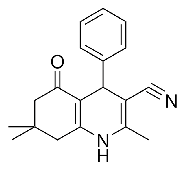 2,7,7-TRIMETHYL-5-OXO-4-PHENYL-1,4,5,6,7,8-HEXAHYDRO-QUINOLINE-3-CARBONITRILE AldrichCPR