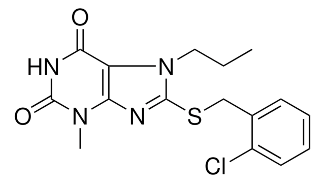 8-(2-CHLORO-BENZYLSULFANYL)-3-METHYL-7-PROPYL-3,7-DIHYDRO-PURINE-2,6-DIONE AldrichCPR