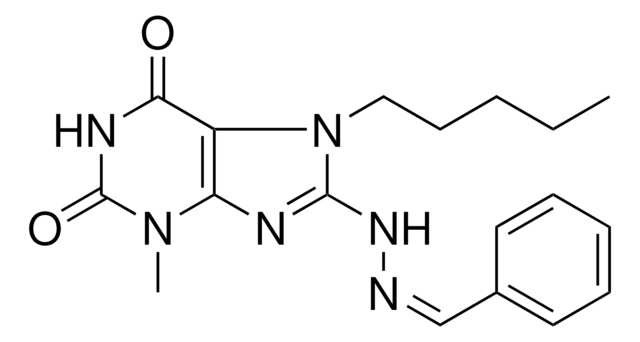 BENZALDEHYDE (3-ME-2,6-DIOXO-7-PENTYL-2,3,6,7-TETRAHYDRO-1H-PURIN-8-YL)HYDRAZONE AldrichCPR