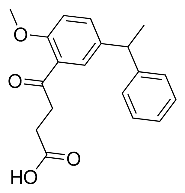 4-[2-Methoxy-5-(1-phenylethyl)phenyl]-4-oxobutanoic acid AldrichCPR