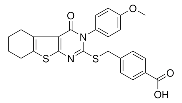 4-({[3-(4-METHOXYPHENYL)-4-OXO-3,4,5,6,7,8-HEXAHYDRO[1]BENZOTHIENO[2,3-D]PYRIMIDIN-2-YL]SULFANYL}METHYL)BENZOIC ACID AldrichCPR