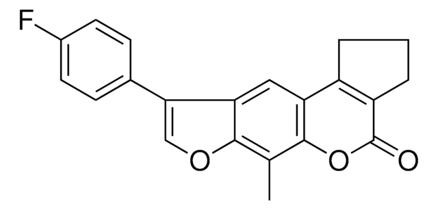 9-(4-FLUOROPHENYL)-6-METHYL-2,3-DIHYDROCYCLOPENTA(C)FURO(3,2-G)CHROMEN-4(1H)-ONE AldrichCPR