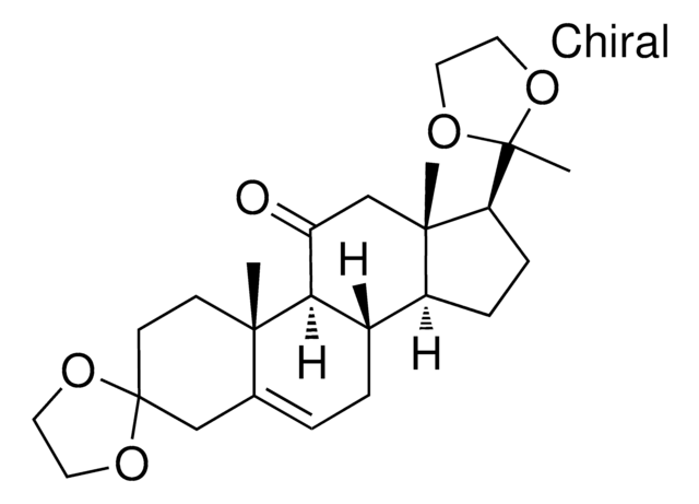 (8S,9S,10R,13S,14S,17S)-10,13-dimethyl-17-(2-methyl-1,3-dioxolan-2-yl)-1,4,7,8,9,10,12,13,14,15,16,17-dodecahydrospiro[cyclopenta[a]phenanthrene-3,2'-[1,3]dioxolan]-11(2H)-one AldrichCPR