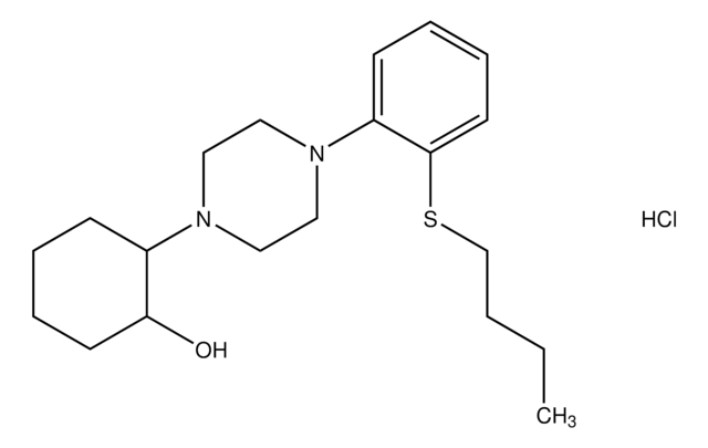 2-{4-[2-(butylsulfanyl)phenyl]-1-piperazinyl}cyclohexanol hydrochloride AldrichCPR