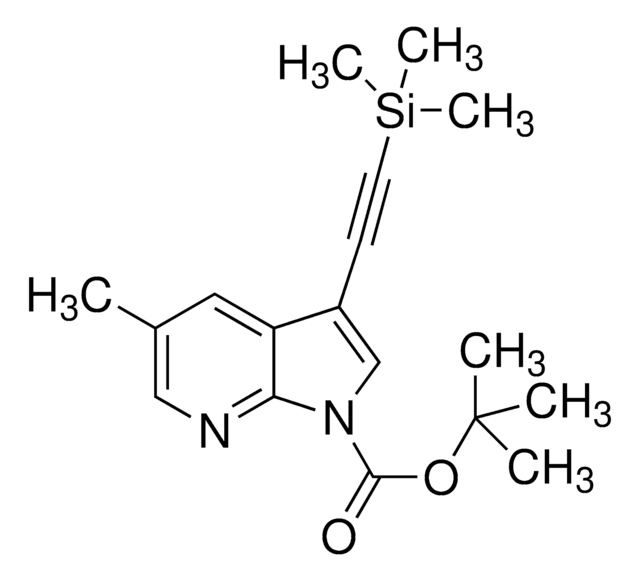 tert-Butyl 5-methyl-3-((trimethylsilyl)ethynyl)-1H-pyrrolo[2,3-b]pyridine-1-carboxylate AldrichCPR