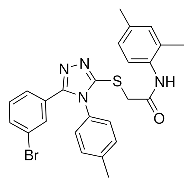 2-{[5-(3-BROMOPHENYL)-4-(4-METHYLPHENYL)-4H-1,2,4-TRIAZOL-3-YL]SULFANYL}-N-(2,4-DIMETHYLPHENYL)ACETAMIDE AldrichCPR