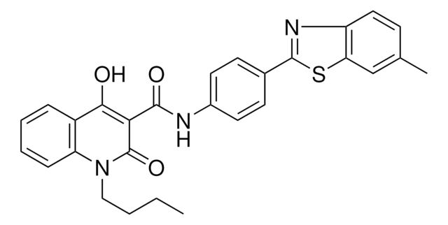 1-BUTYL-4-HYDROXY-N-[4-(6-METHYL-1,3-BENZOTHIAZOL-2-YL)PHENYL]-2-OXO-1,2-DIHYDRO-3-QUINOLINECARBOXAMIDE AldrichCPR